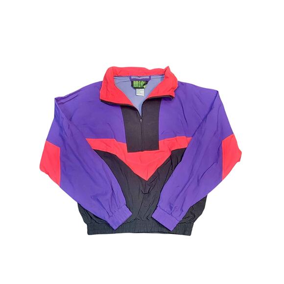 Tri-color Dual Control Retro Ski Jacket - Picture 1 of 5